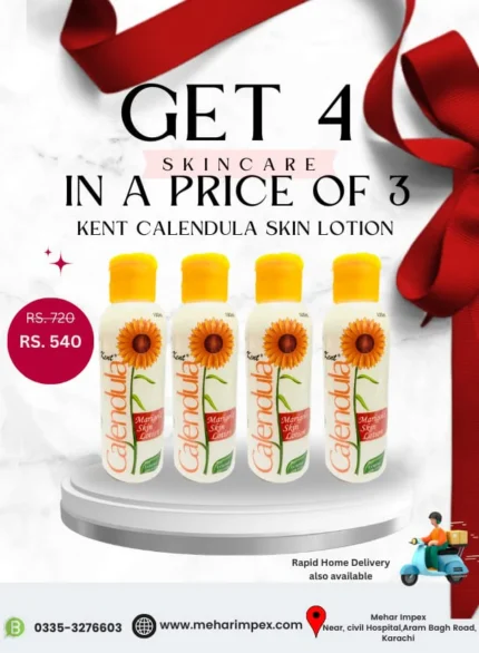 Calendula Skin Lotion BUNDLE Of 4 At The Price Of 3 Dawai wala