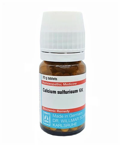 Schwabe Calcium Sulfuricum For Discharges That Are Thick And Swollen Lymph Nodes Dawai waley